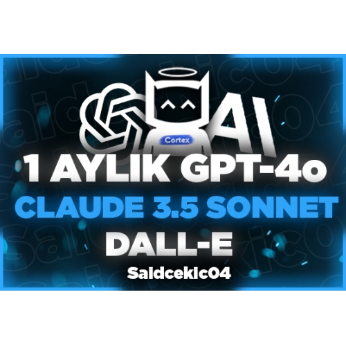  ✨PaylaşımsızClaude 3.5 Sonnet-GPT4o-Dall-E✨